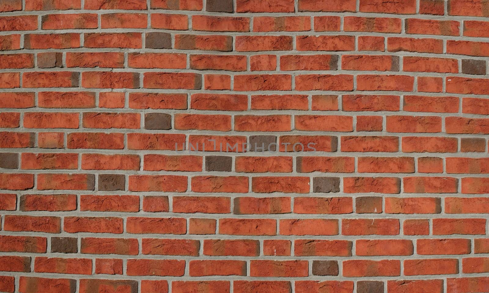 Red brick wall as background