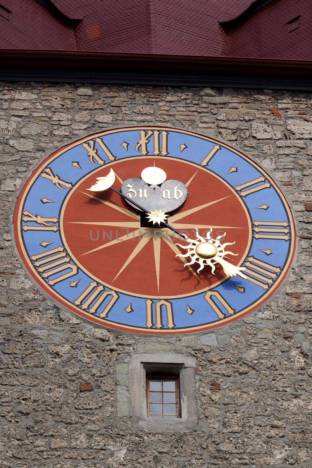 historical clock face,tower clock Luzer
