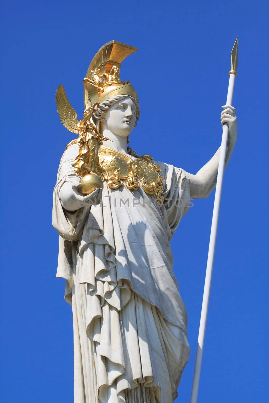 Pallas Athene in front of the Vienna Parliament