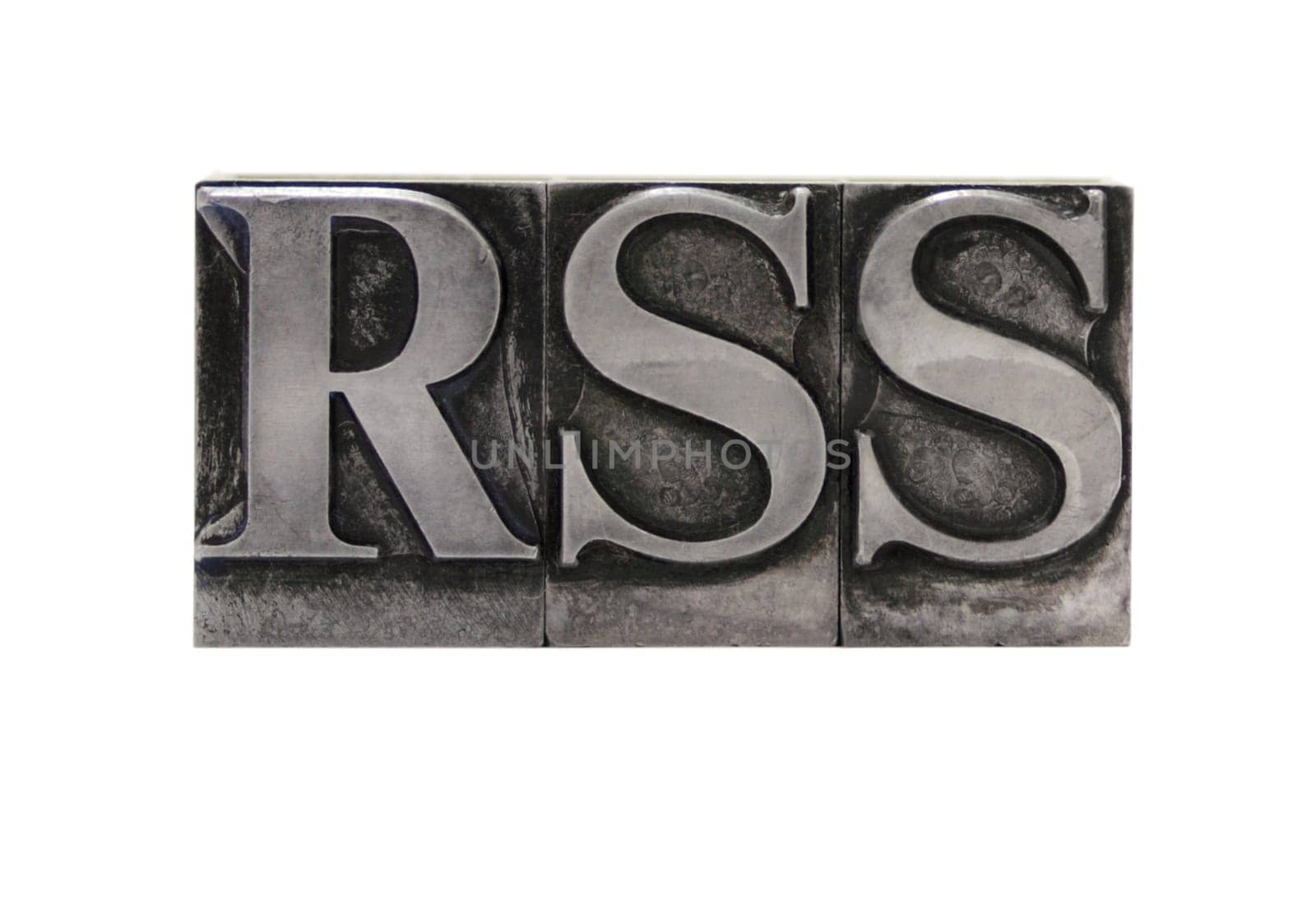 RSS in old metal type