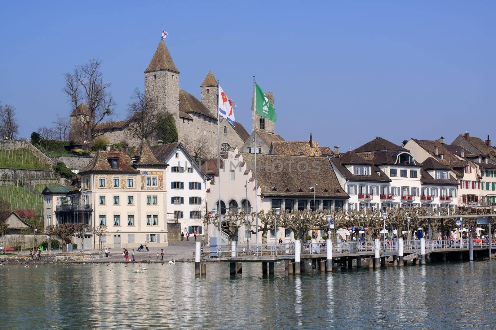 City of Rapperswil in Switzerland