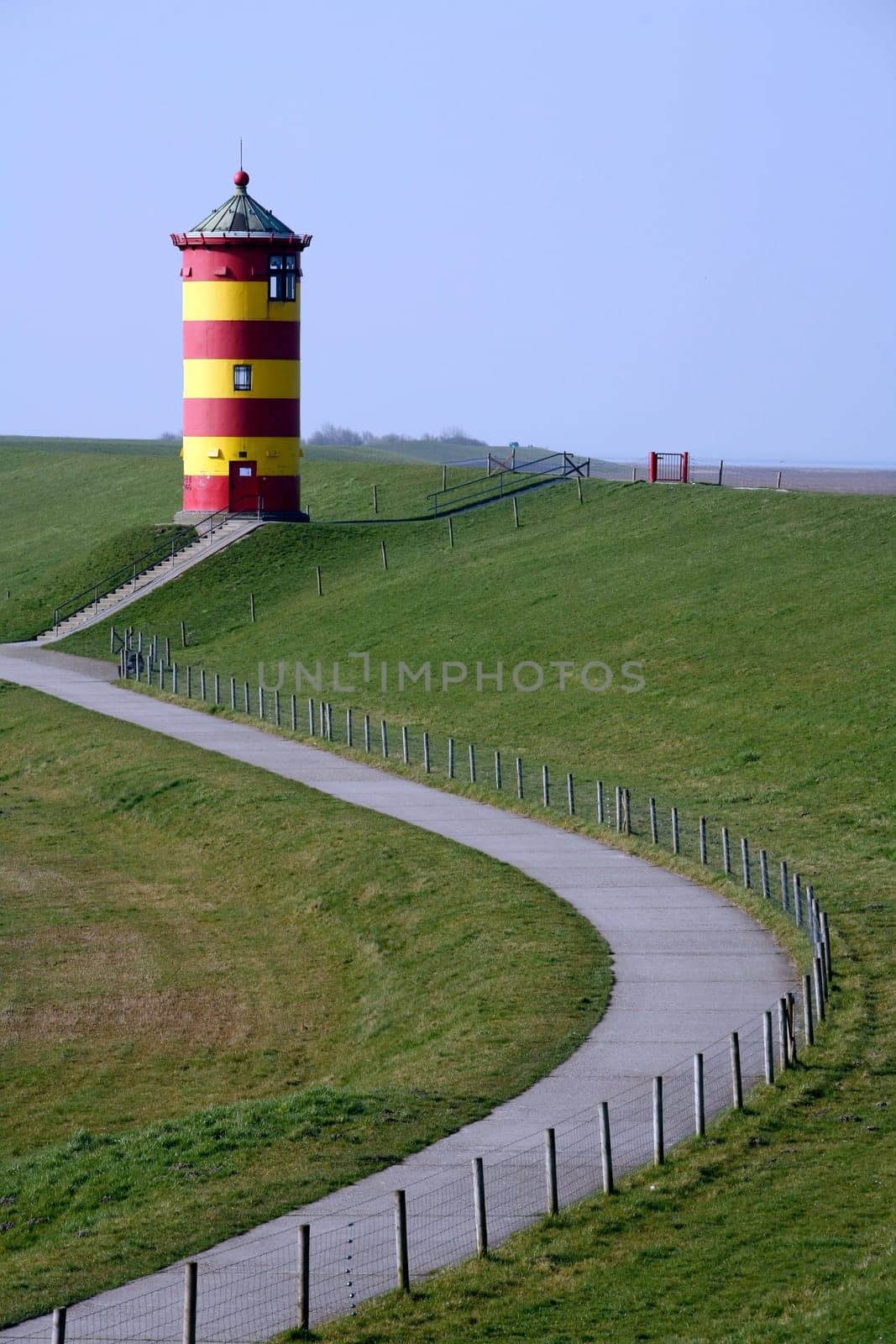 old lighthouse near Krummhörn-Pilsum