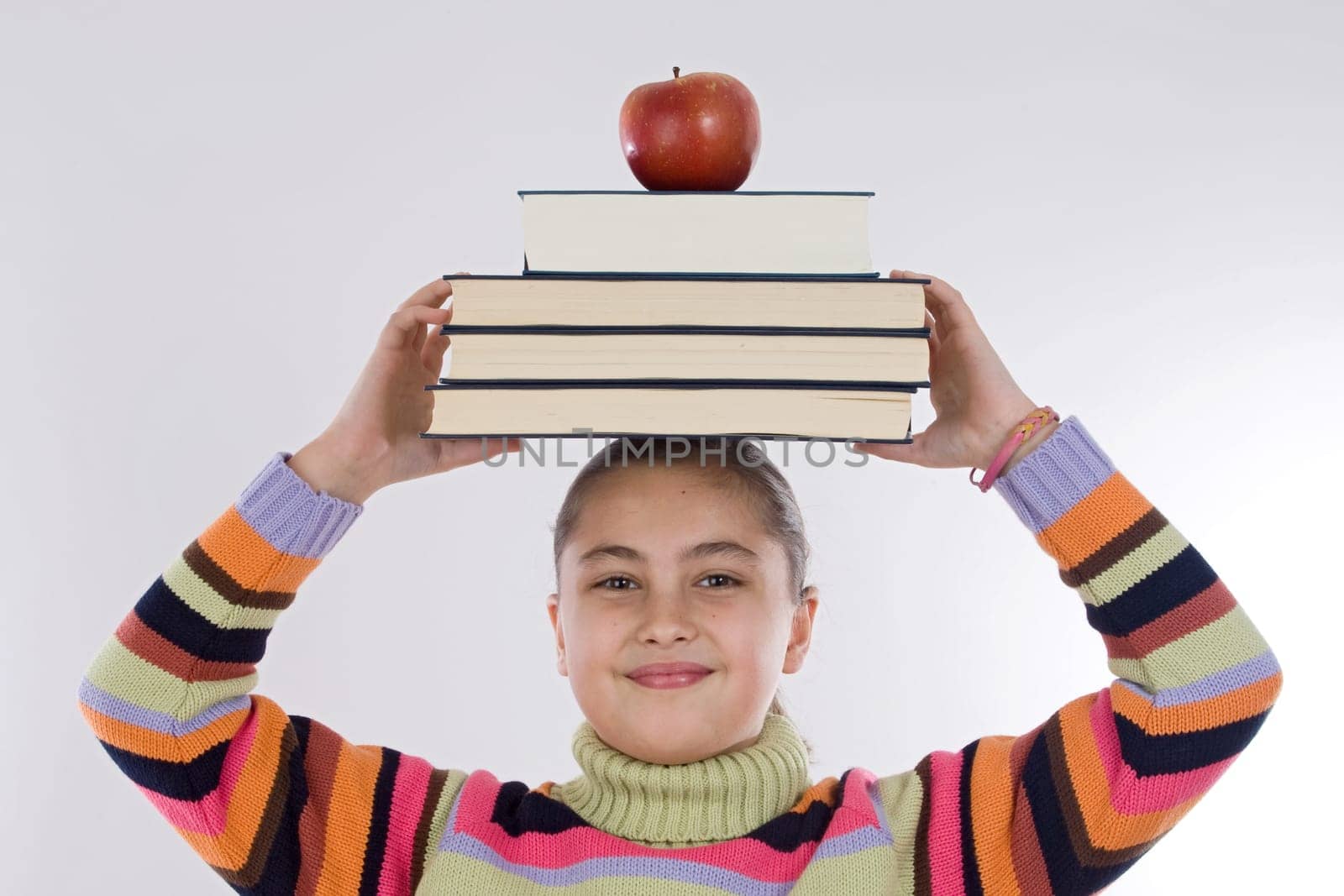 Girl studying