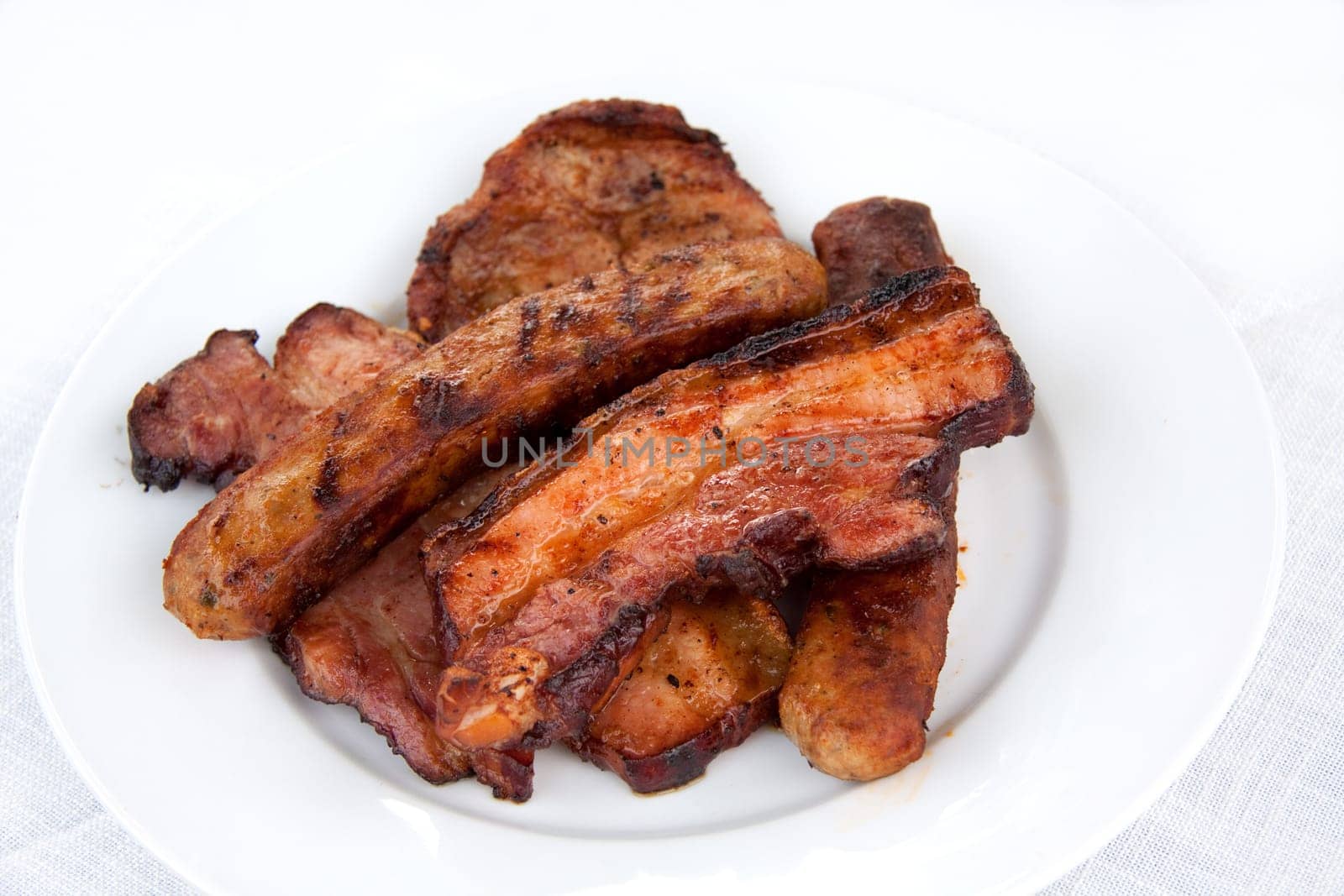 Grill,sausage,schnitzel,bacon