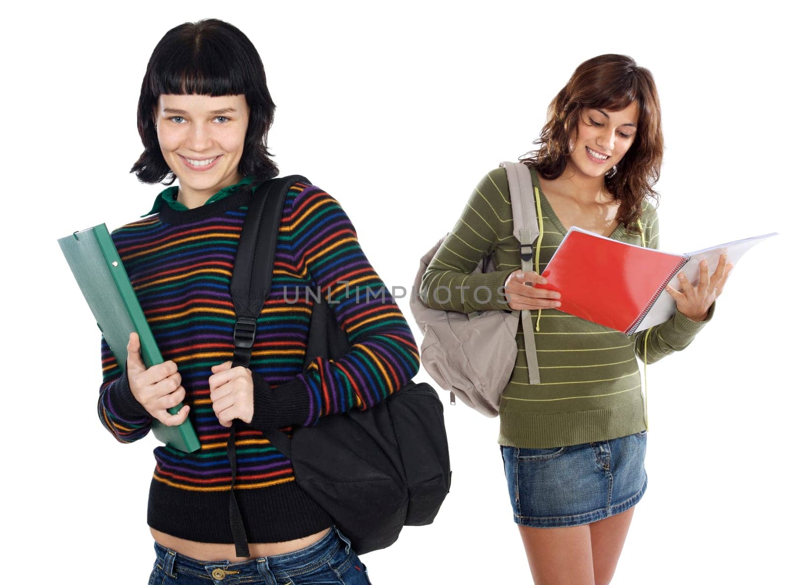 Two attractive students