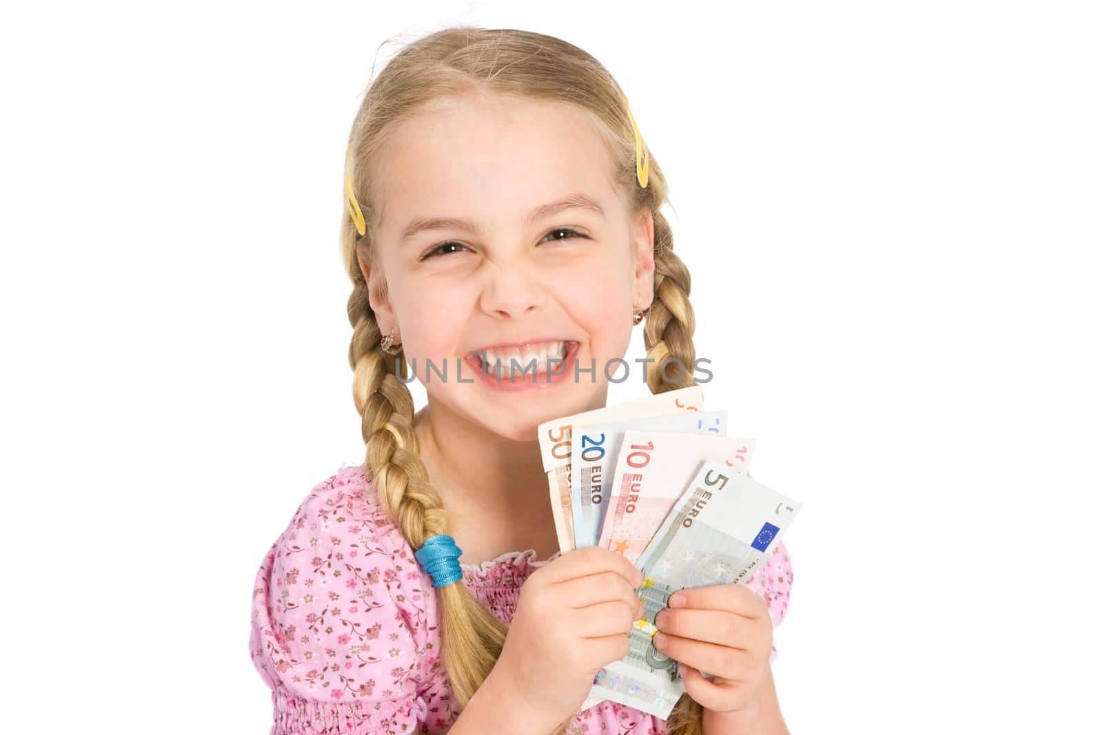 girl with money