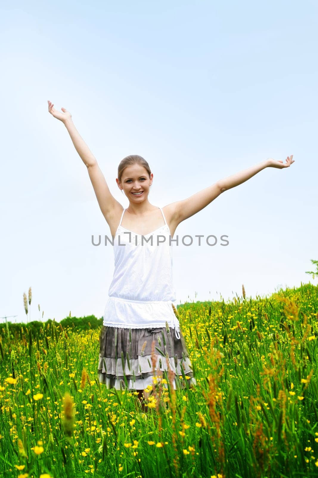 Woman on the meadow