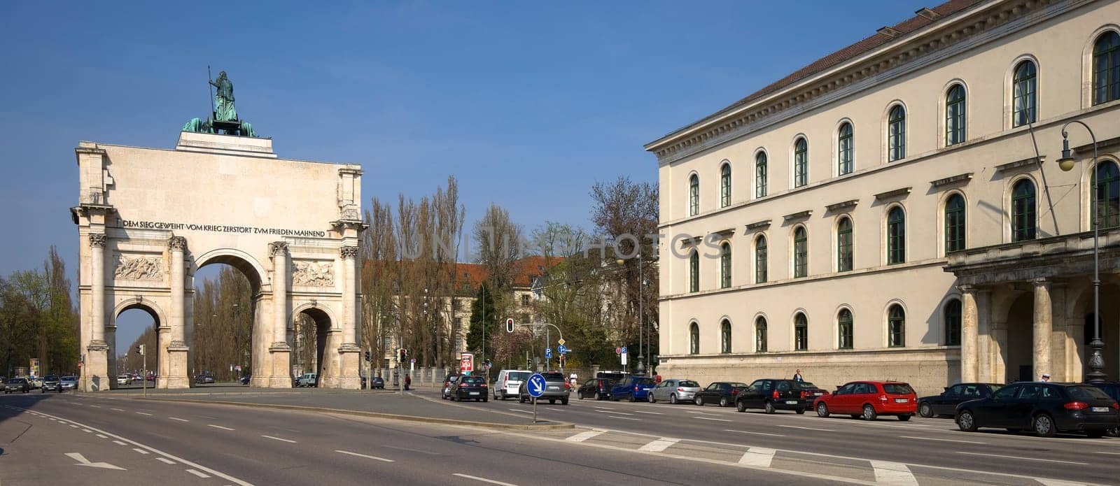 At Munich's Victory Gate