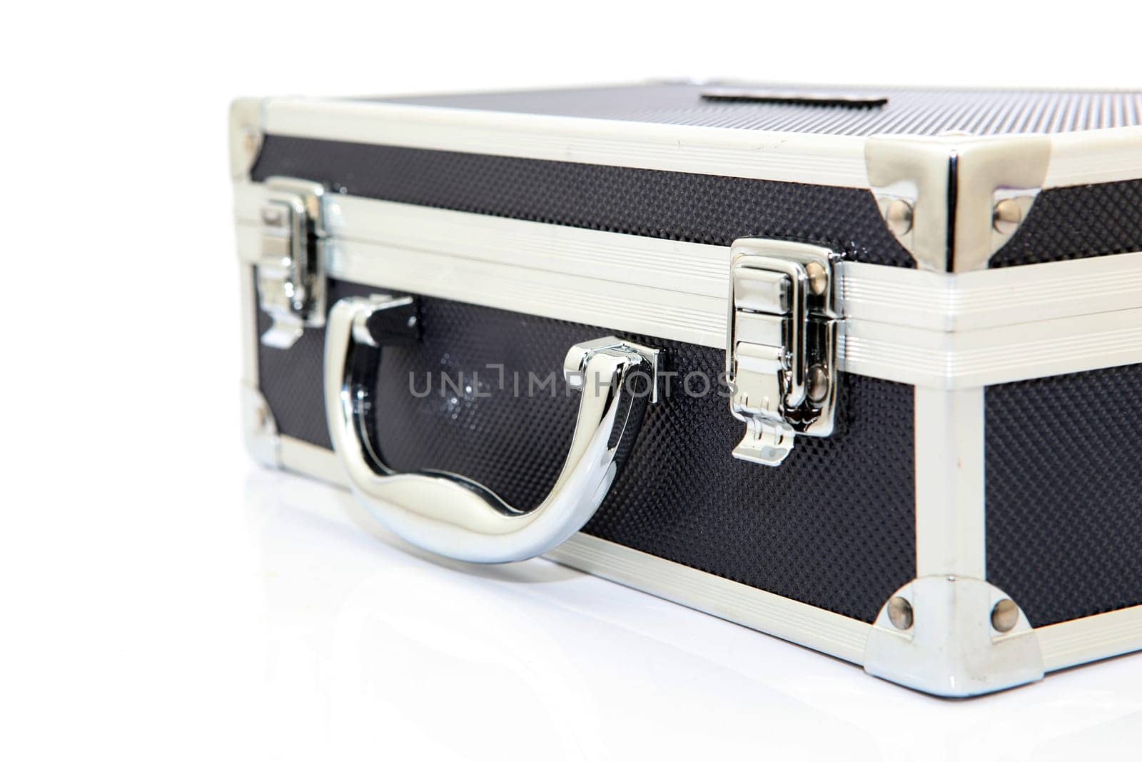 black briefcase