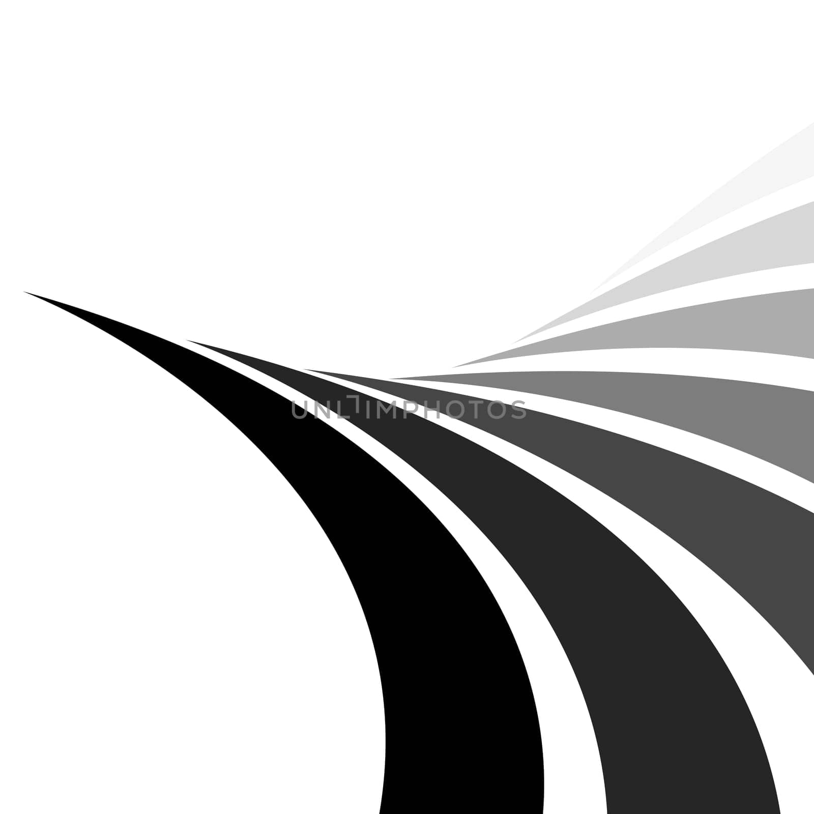 Abstract Swirly Layout
