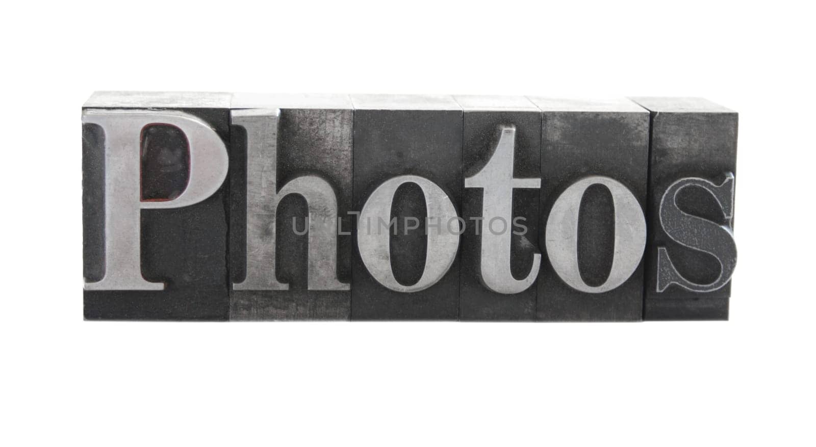 photos in old metal type