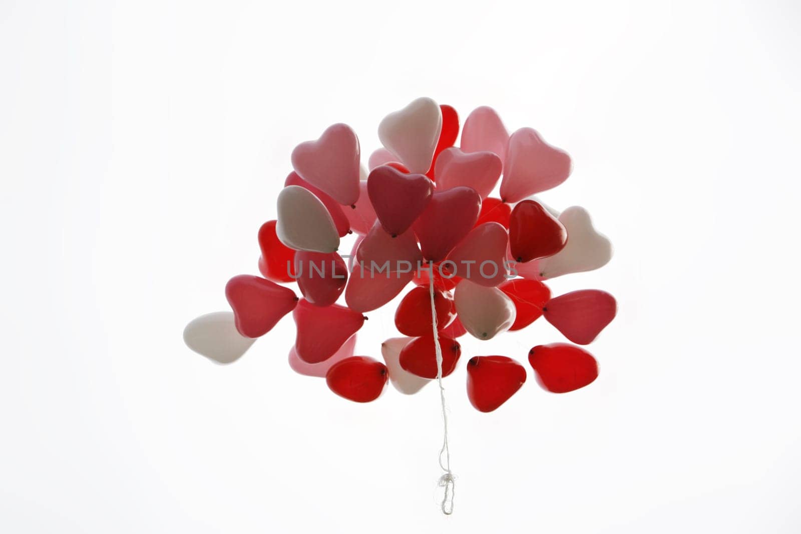 Balloons in the shape of a heart