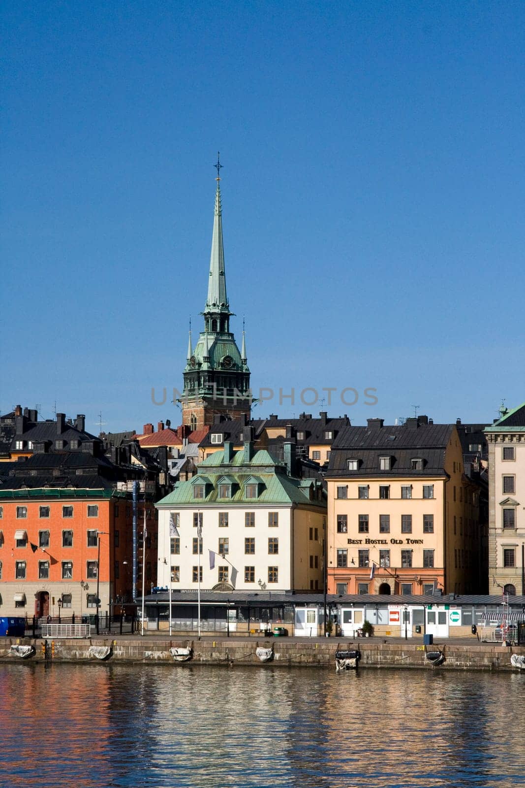 Gamla Stan with Tyska Kyrka,Stockholm,Sweden