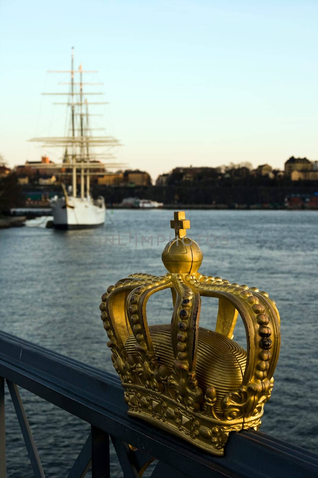 Skeppsholmsbron with af Chapman,Stockholm,Sweden