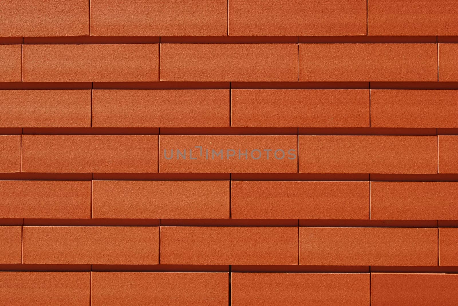 Orange Brick Wall Background