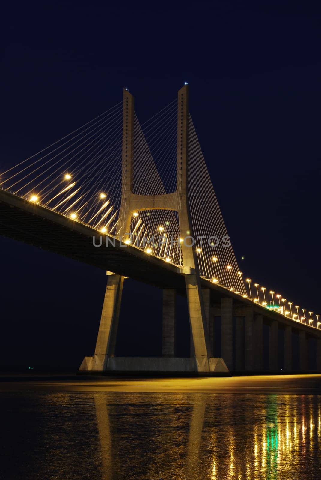 Vasco da Gama Bridge over River Tagus