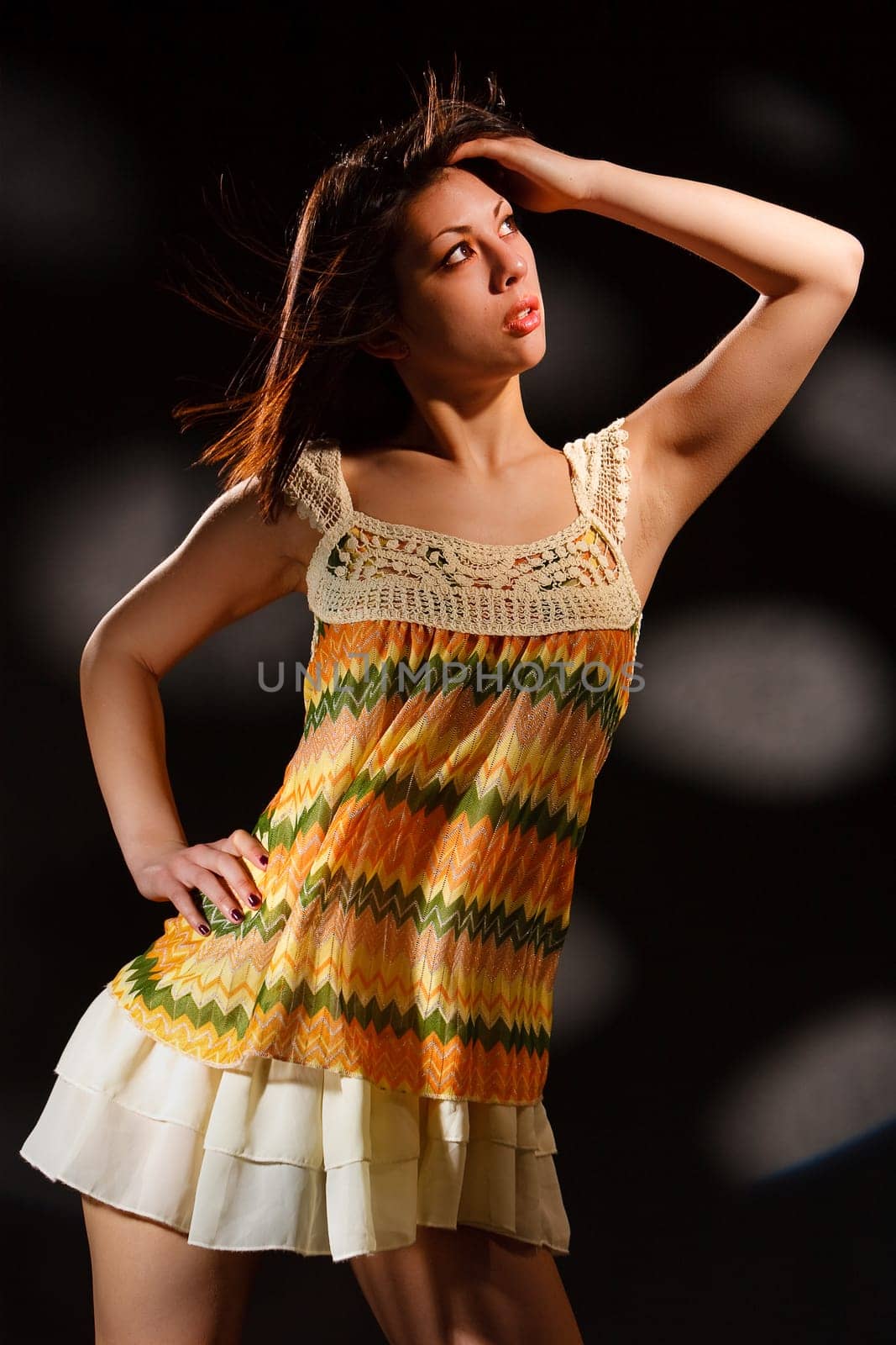 Japanese woman with summer dress
