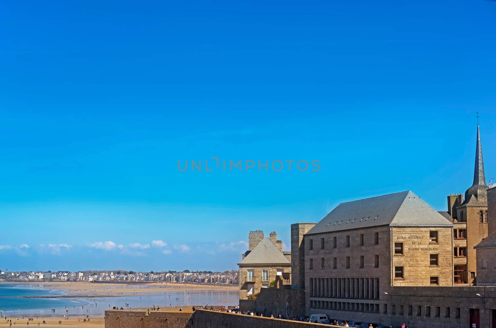Saint Malo with a view of Dinard