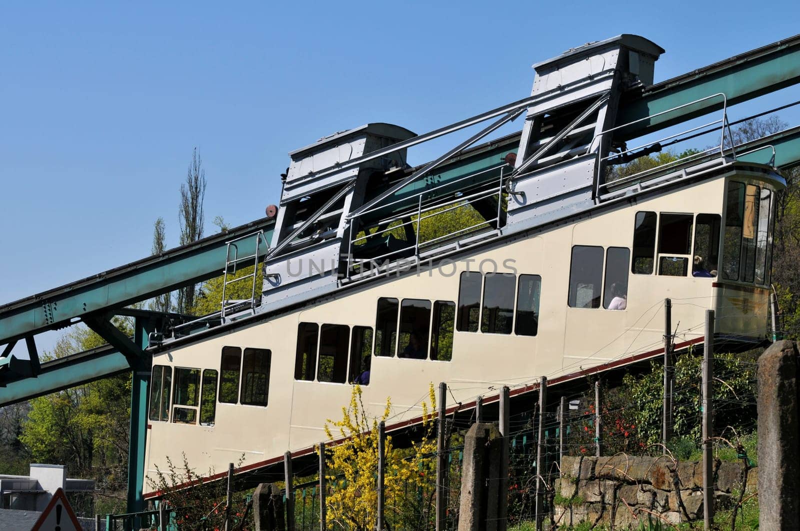 Suspension railway in Dresden