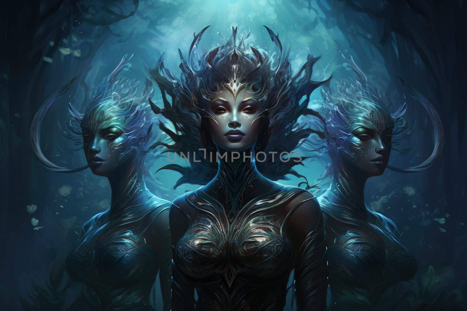 Delve into the realm of fantasy and witness the mesmerizing presence of elusive water elementals.