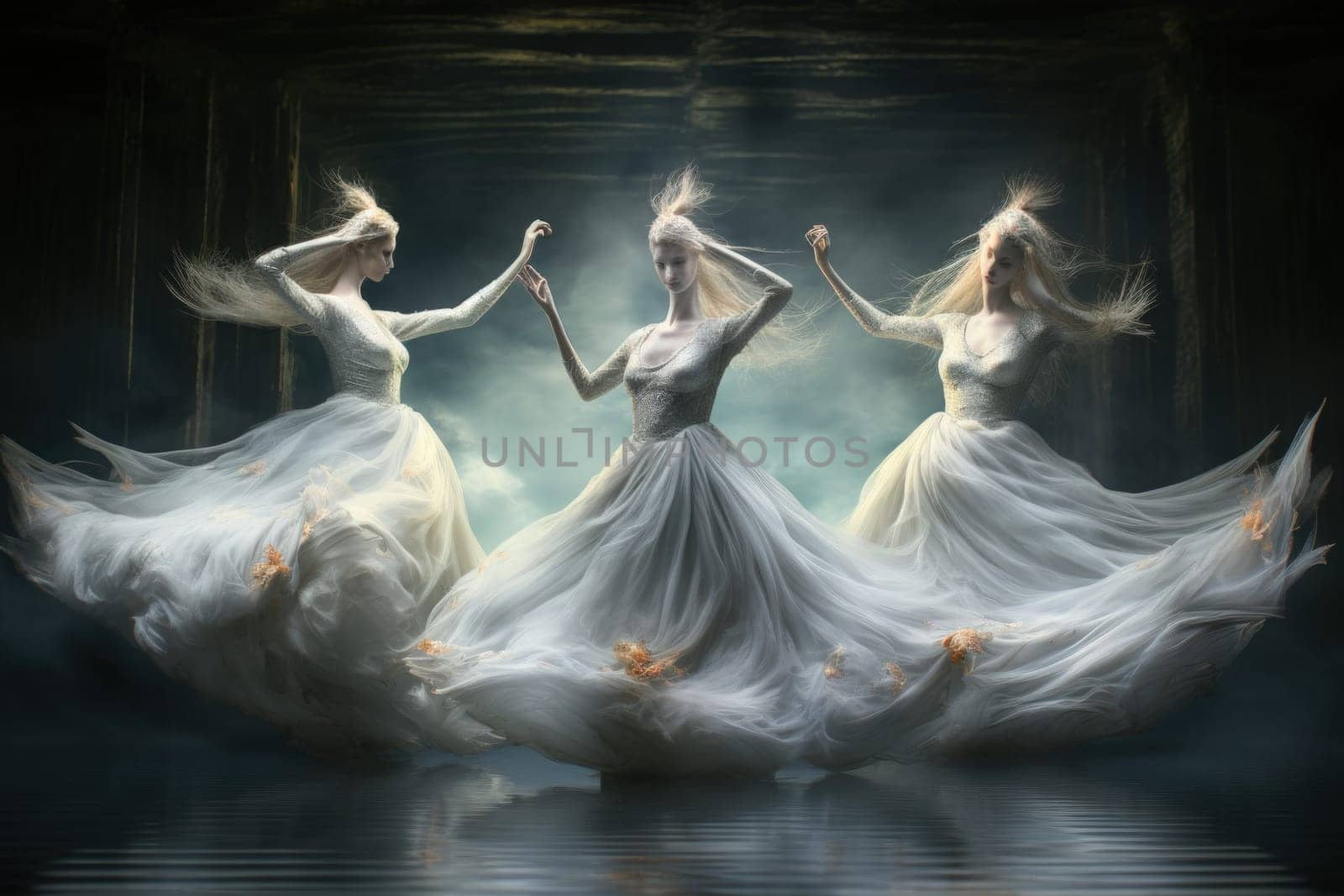 Step into a realm of enchantment and behold the mesmerizing beauty of elegant swan maidens.