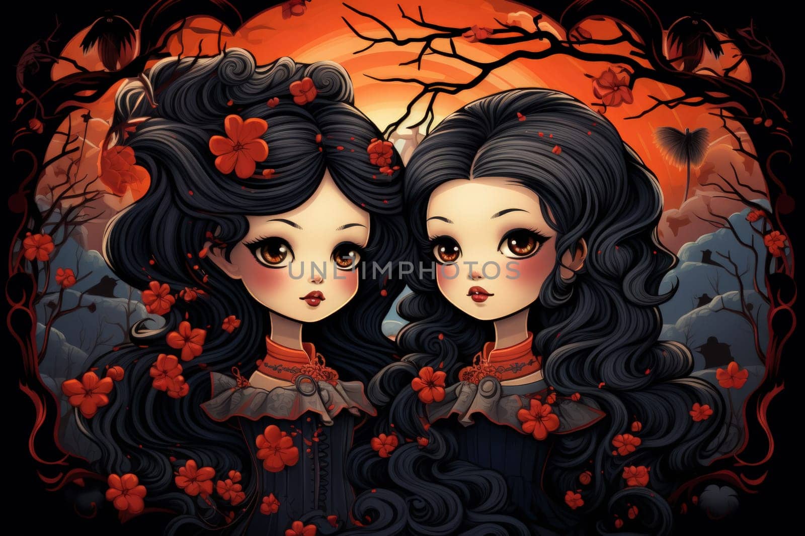 Step into a world where hauntingly beautiful vampires captivate with their ethereal allure.