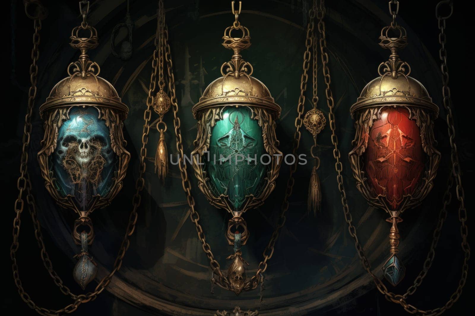 Deep within the realms of fantasy lie cursed amulets of forgotten sorcery, relics of a bygone era when magic ran rampant.