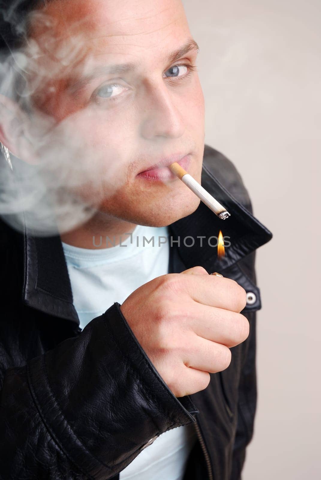 Light a cigarette