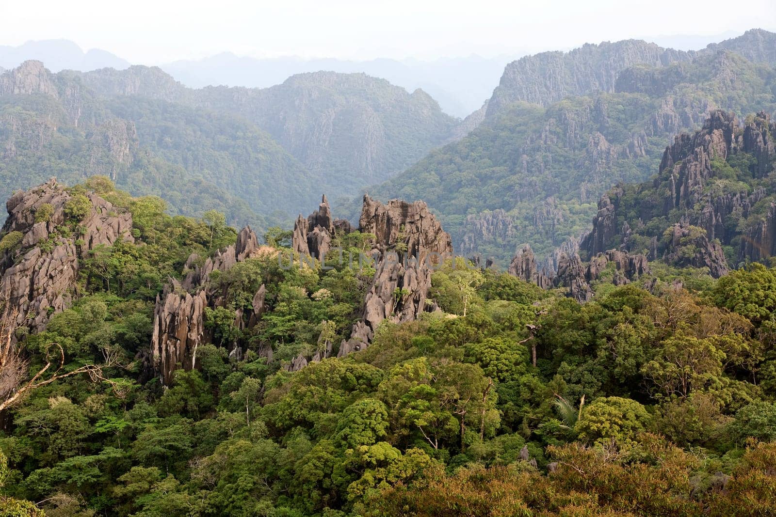 Laos,landscape in the mountains