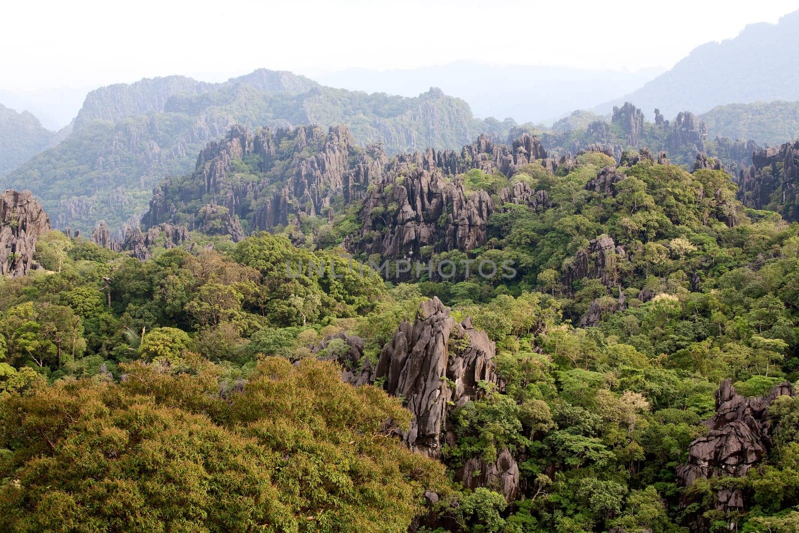 Laos,landscape in the mountains