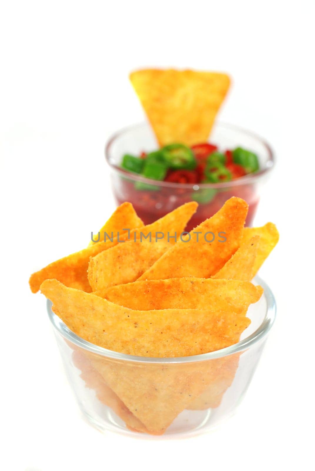 Tortilla Chips with Pepperoni