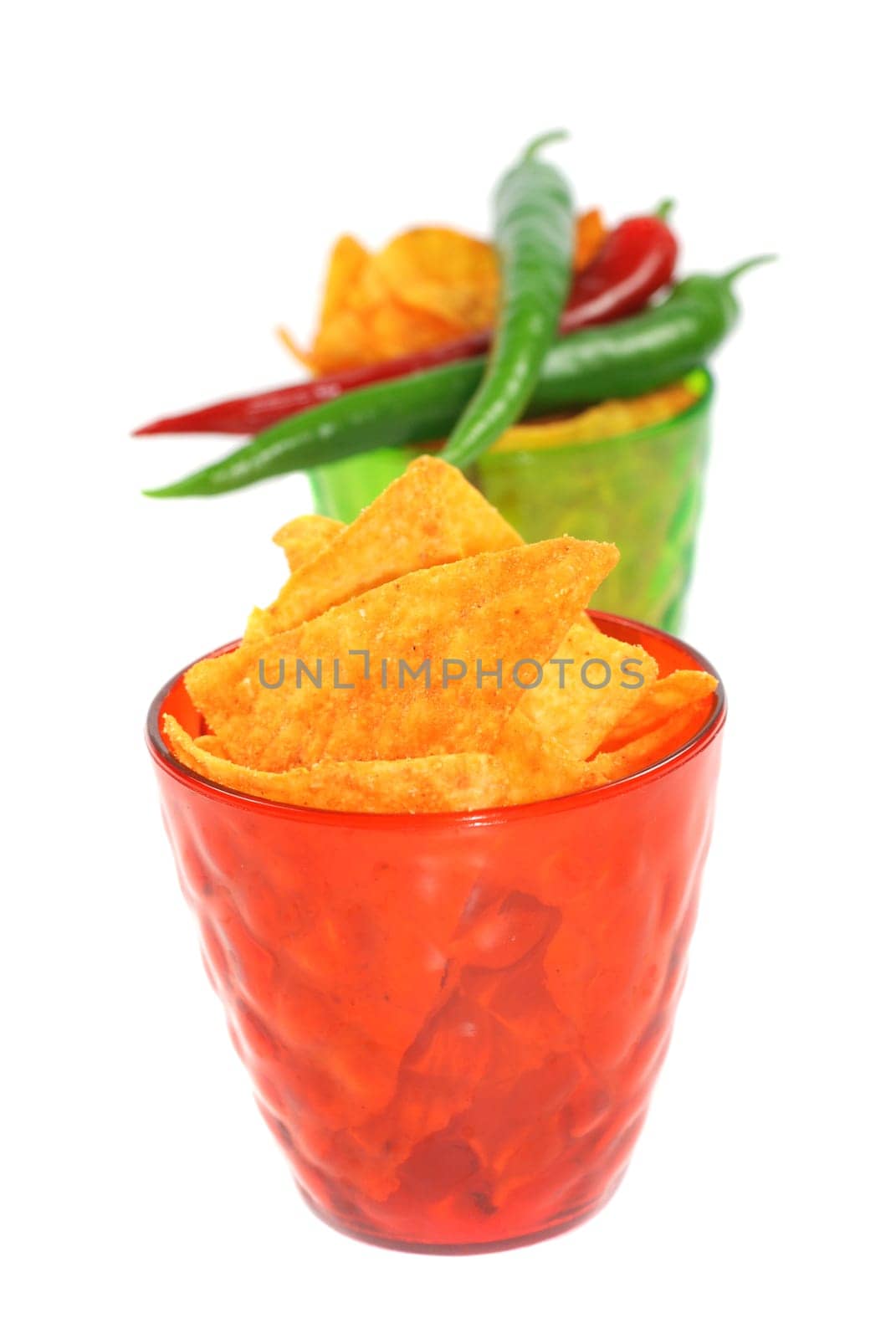 Tortilla Chips with Pepperoni