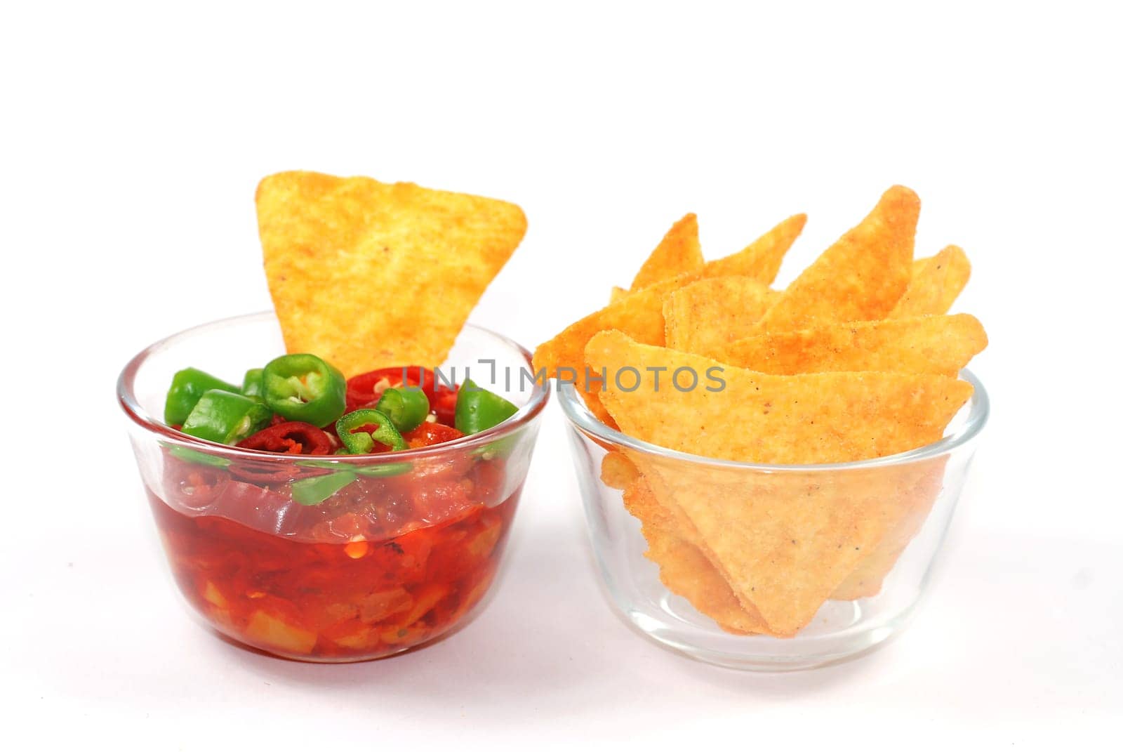 Tortilla Chips with Pepperoni
