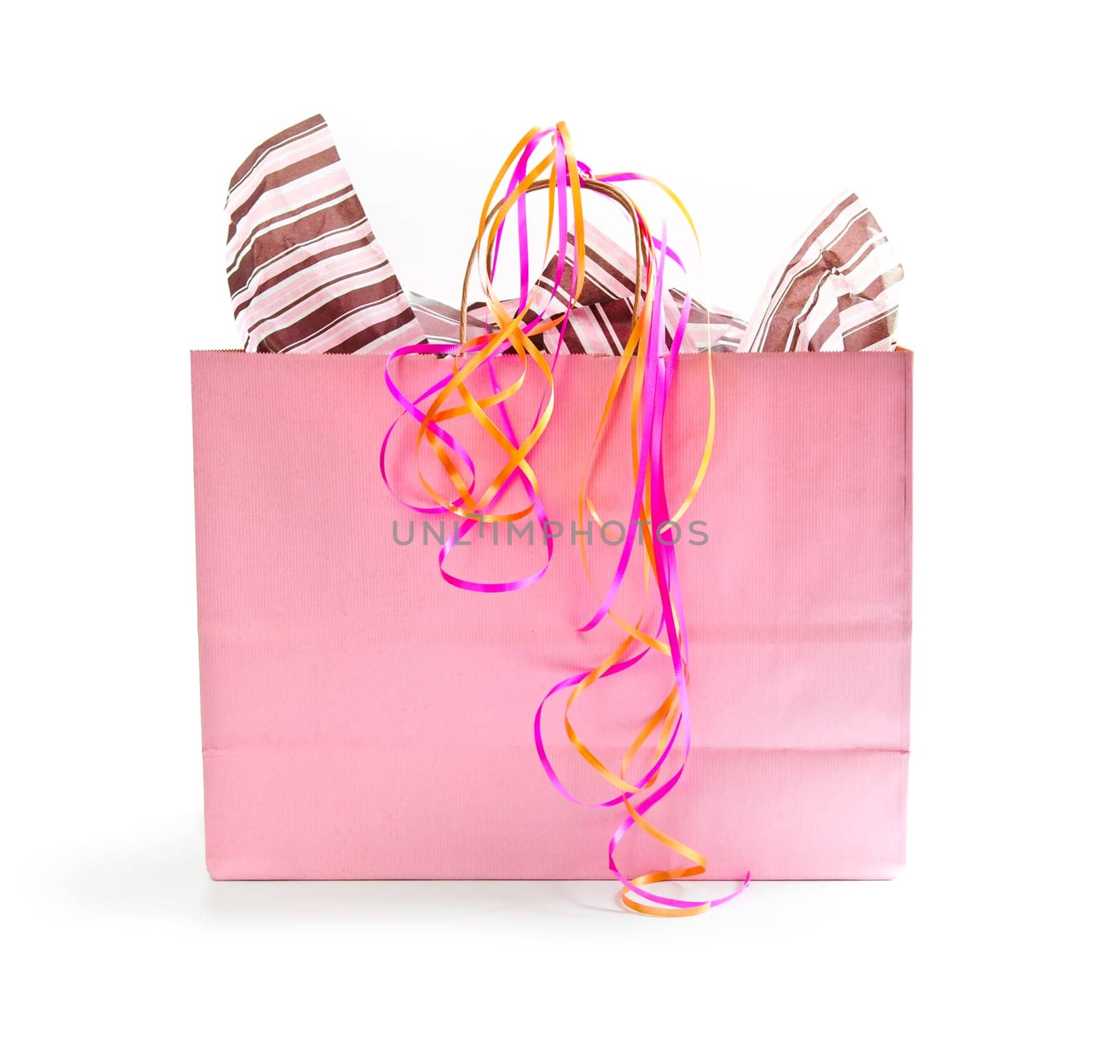 Pink shopping bag