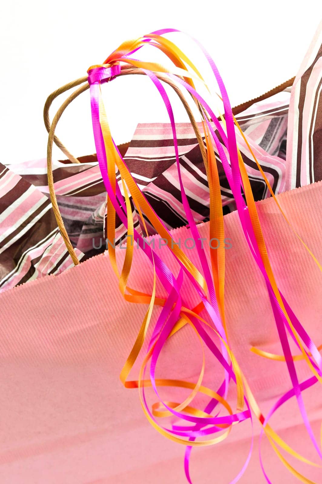 Pink shopping bag