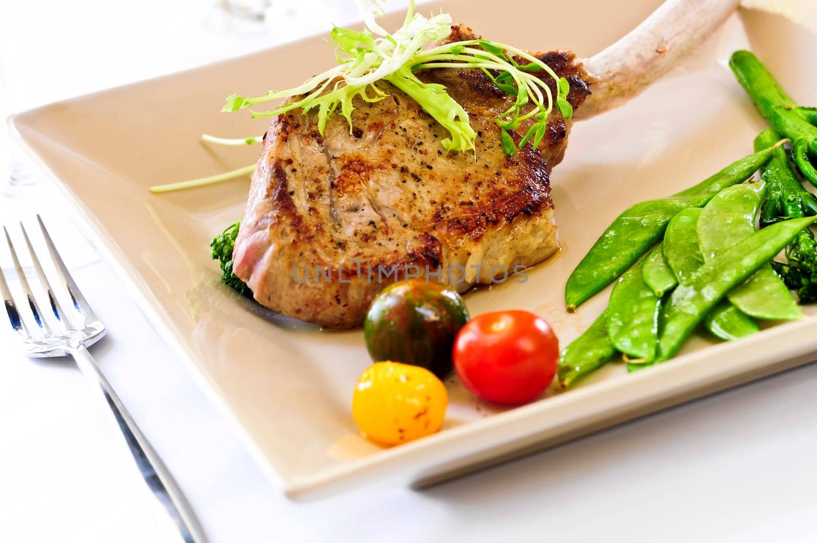 Veal dinner