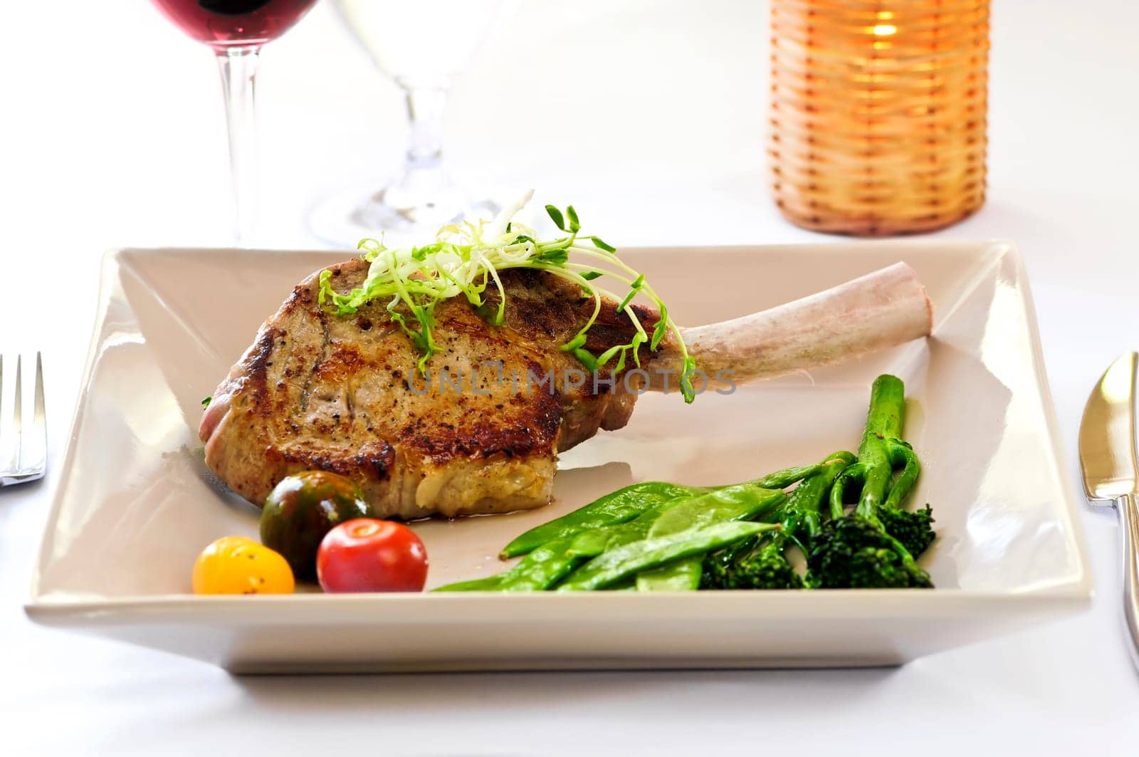 Veal dinner
