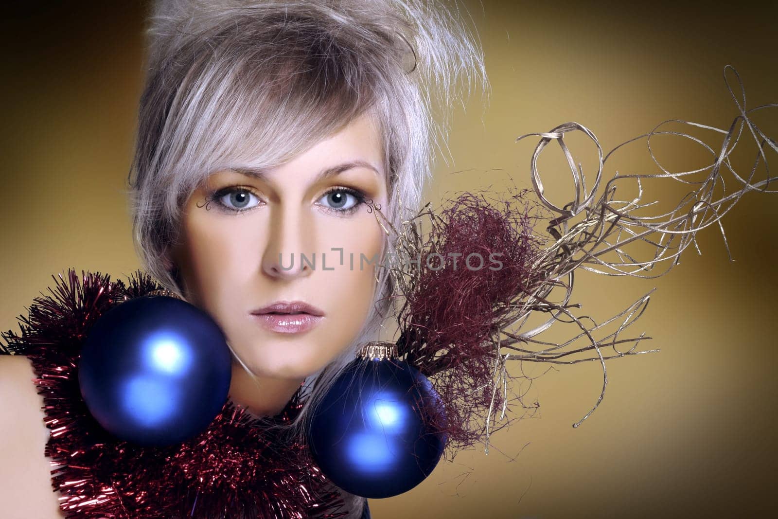 x-mas styled model