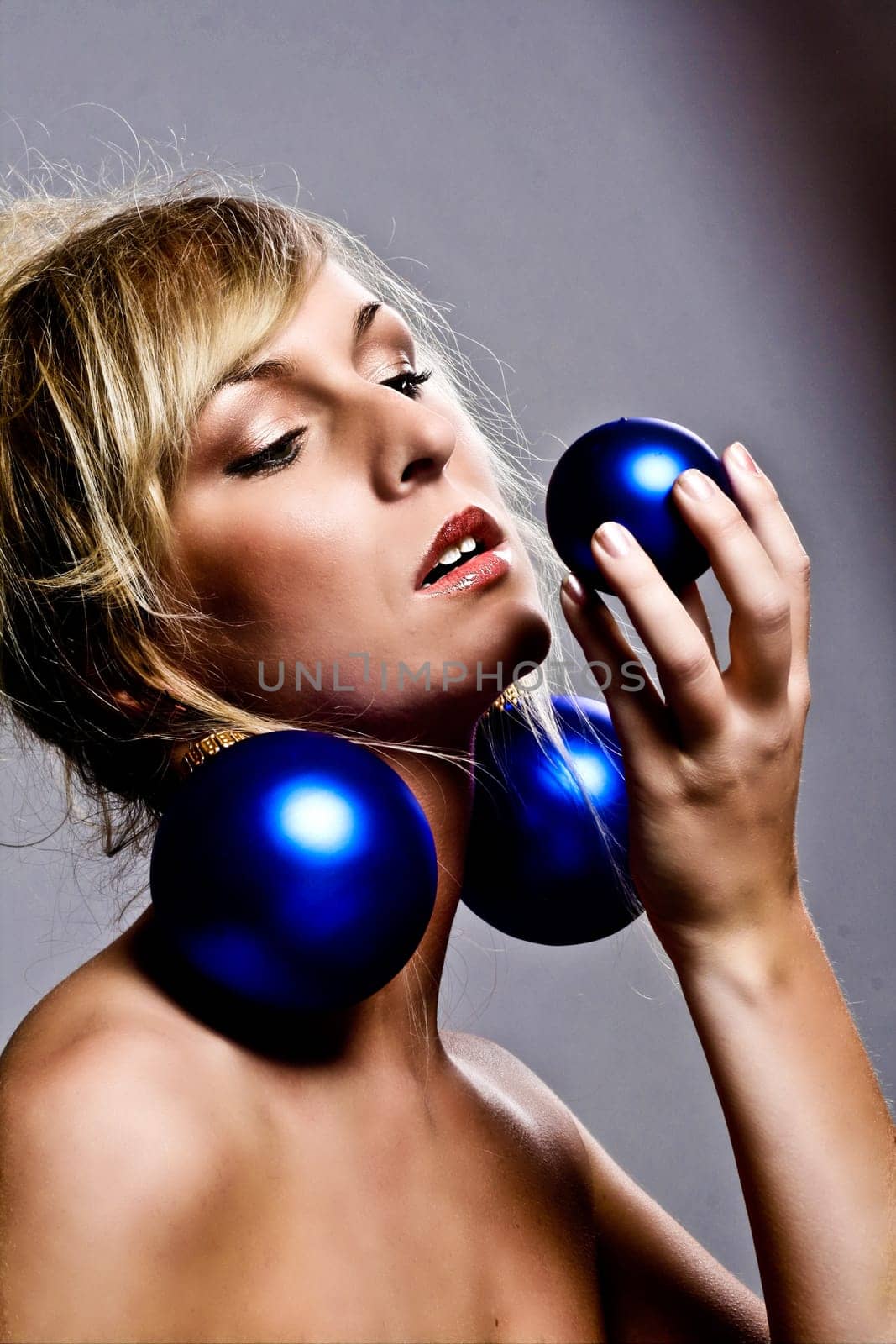 x-mas styled model