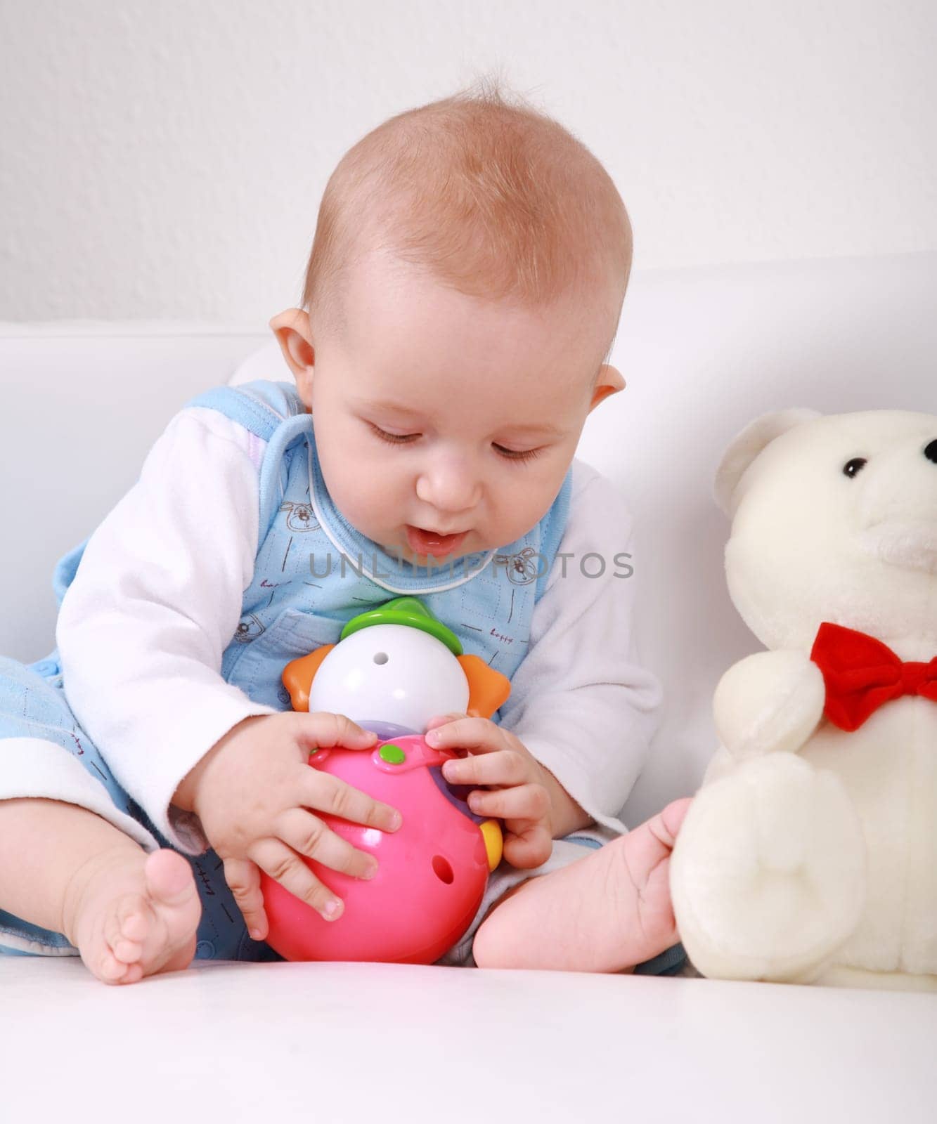 Baby playing