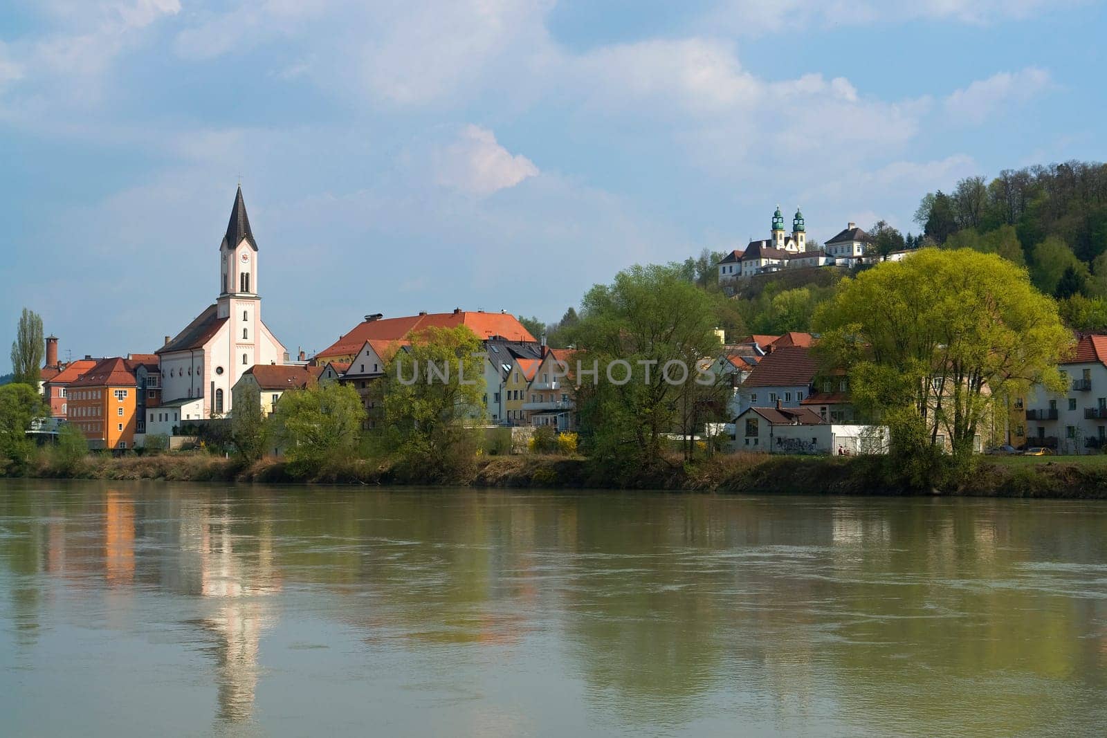 Passau with Innstadt and Maria Hilf