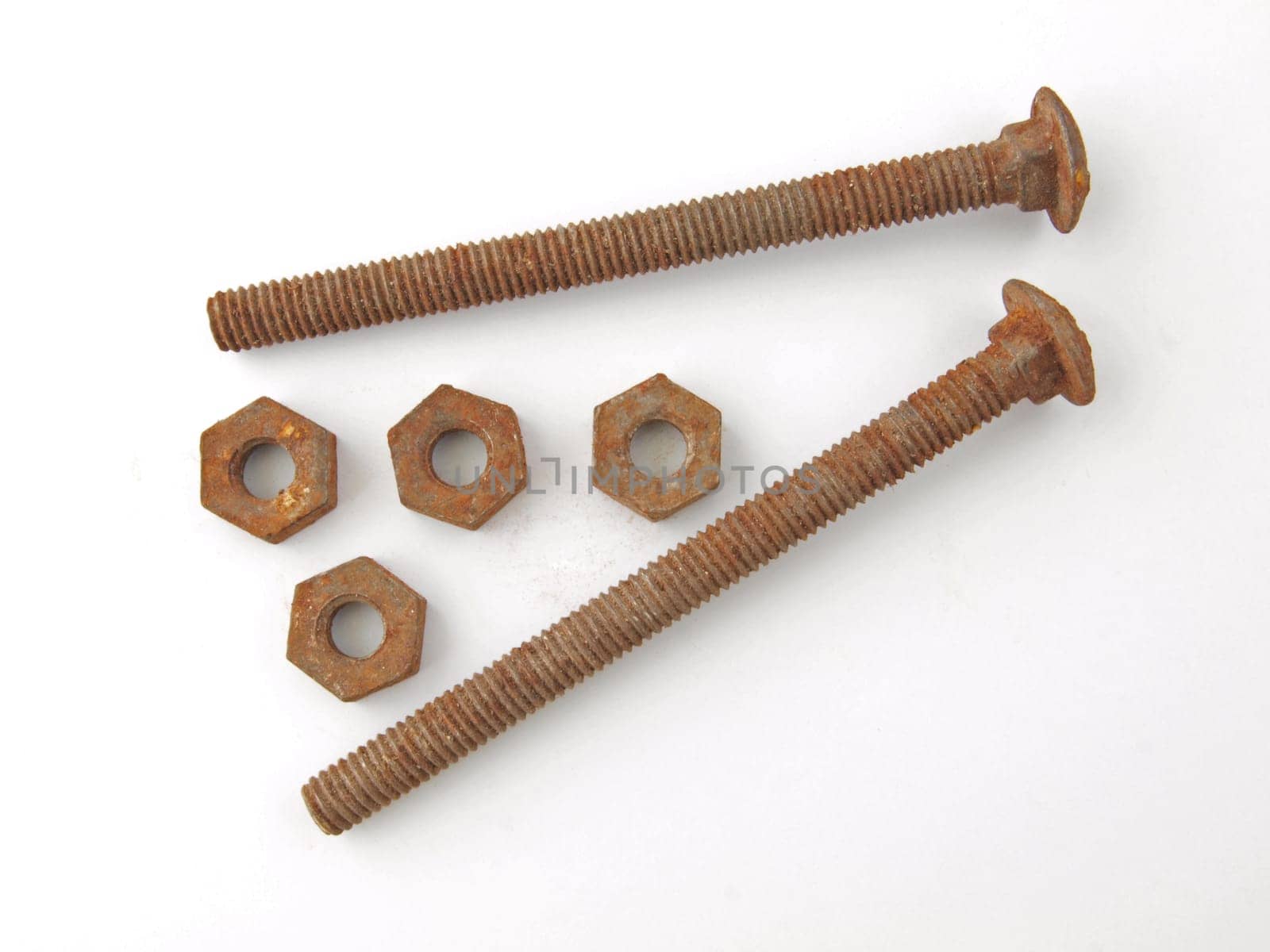 Rusty nuts and bolts