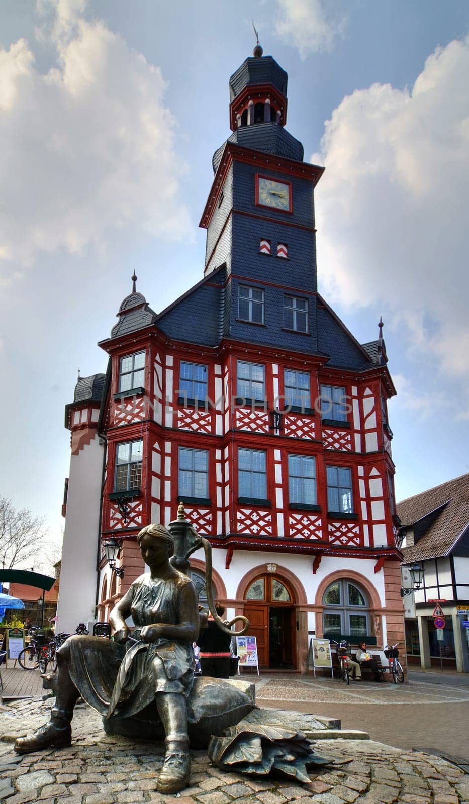 Lorsch,town hall,half-timbered house