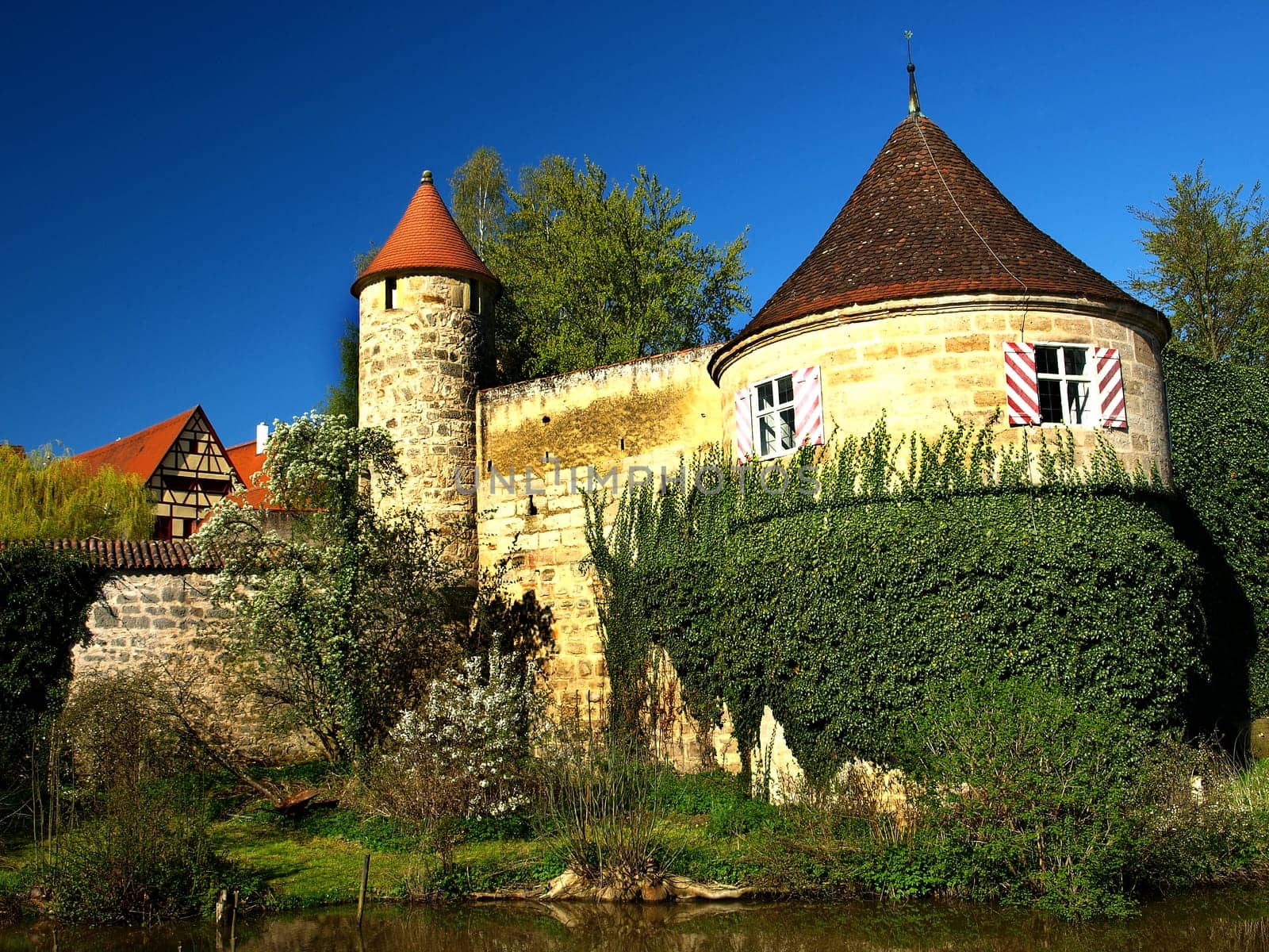 Dinkelsbühl at the city wall