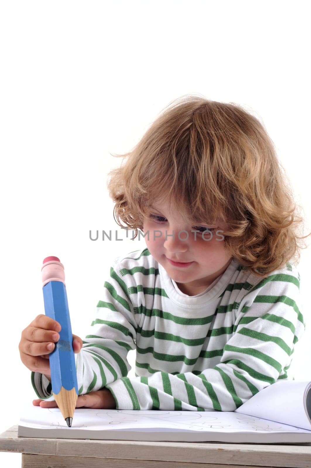 Boy drawing