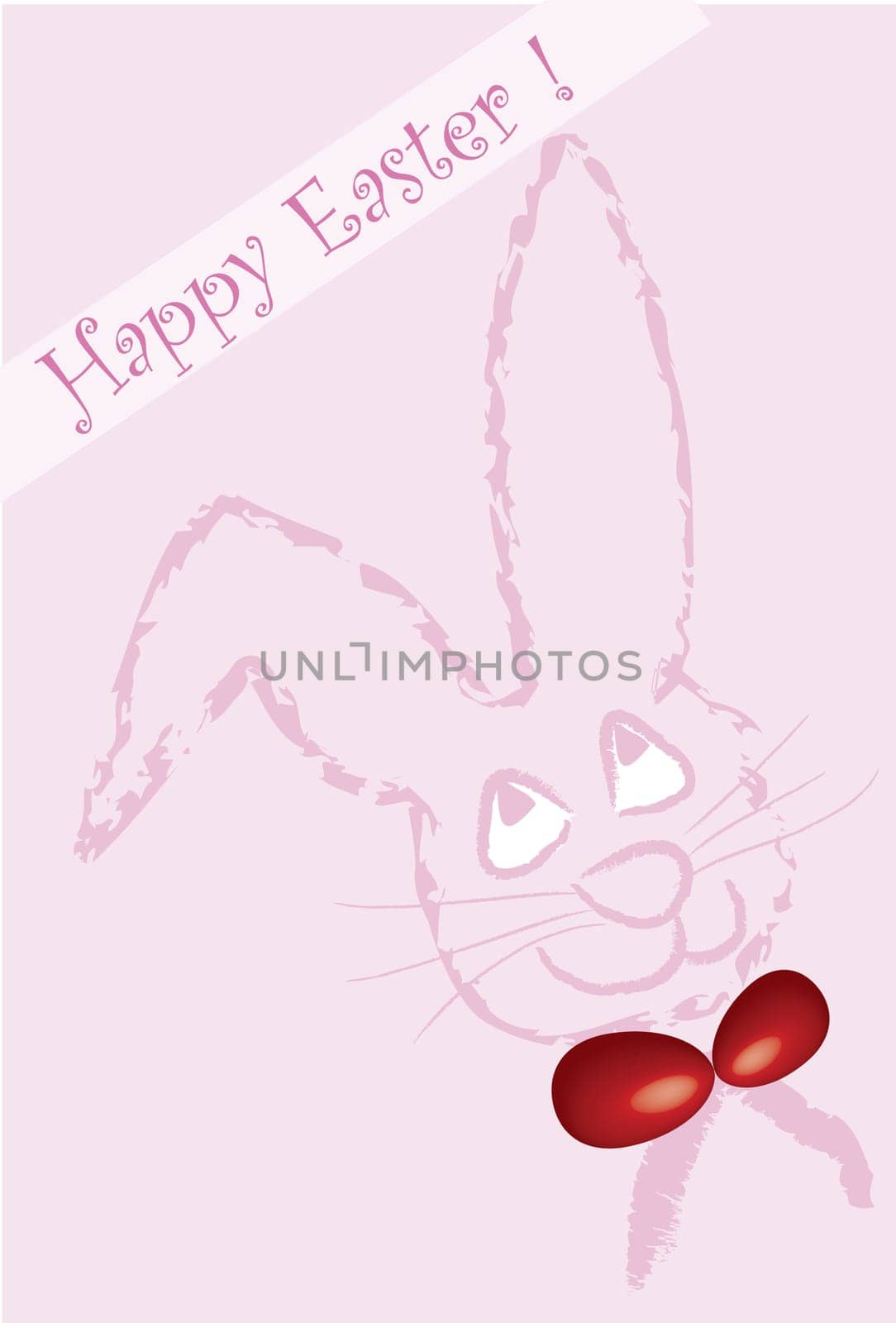 Easter bunny card.