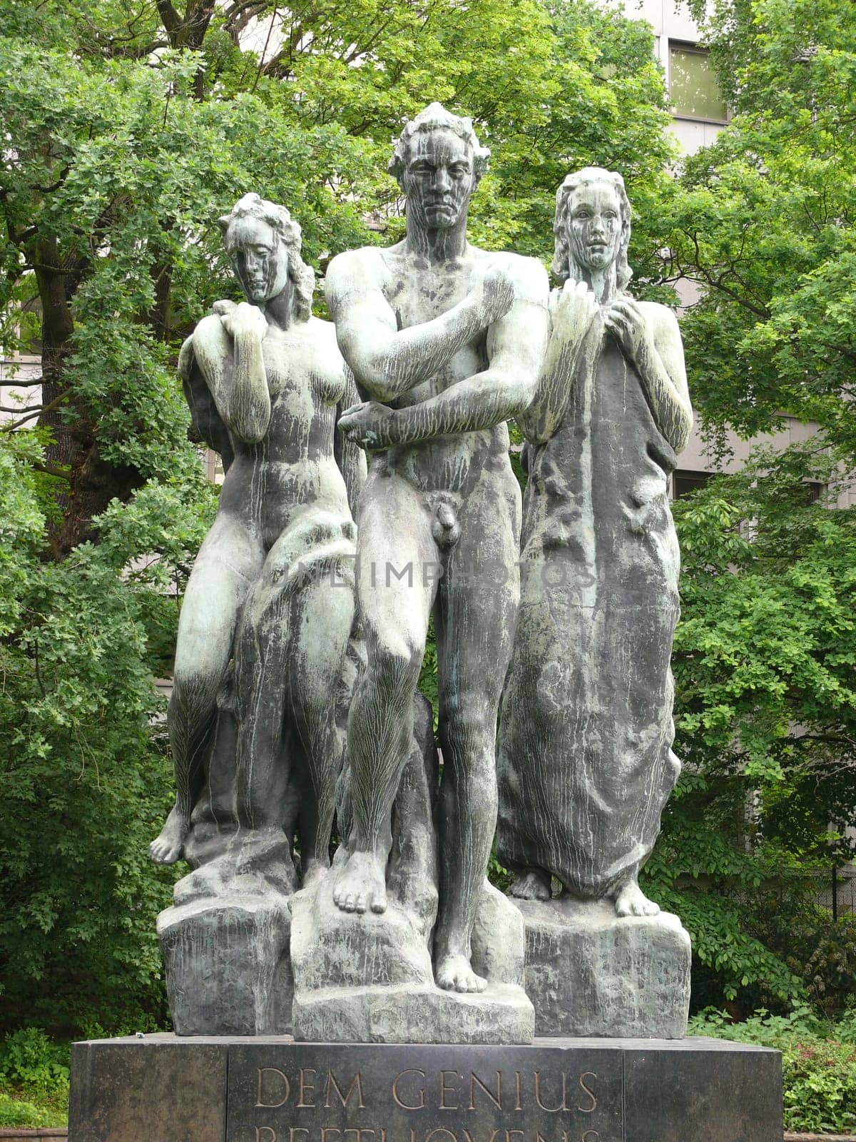 Beethoven monument in Frankfurt