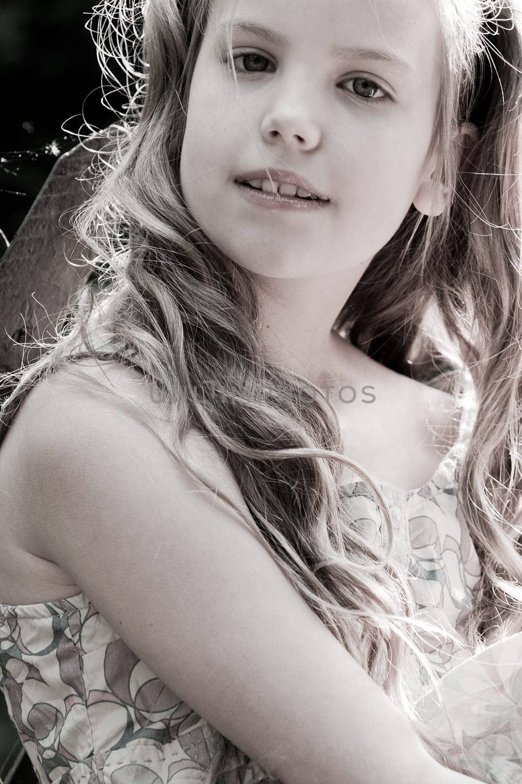 Portrait of a young sweet girl