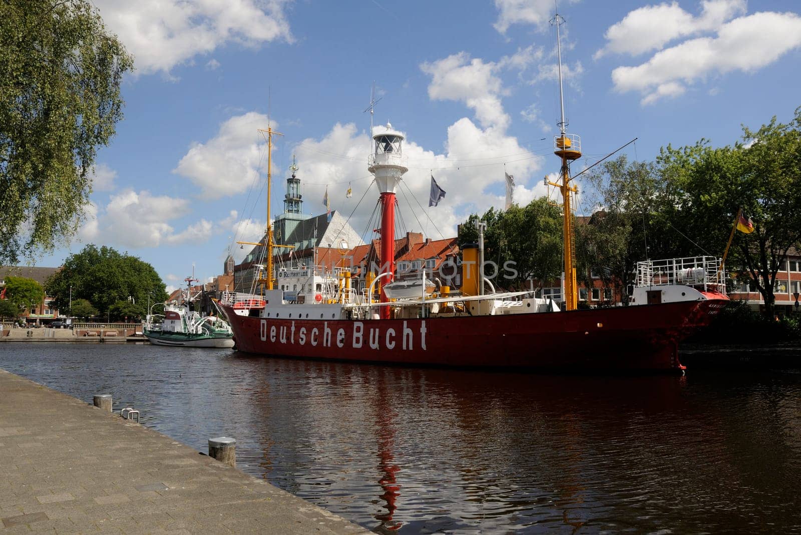 Old harbour in Emden