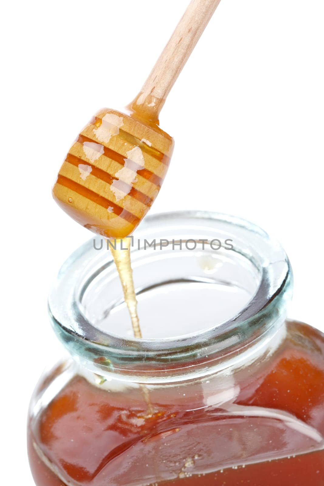 Pouring honey